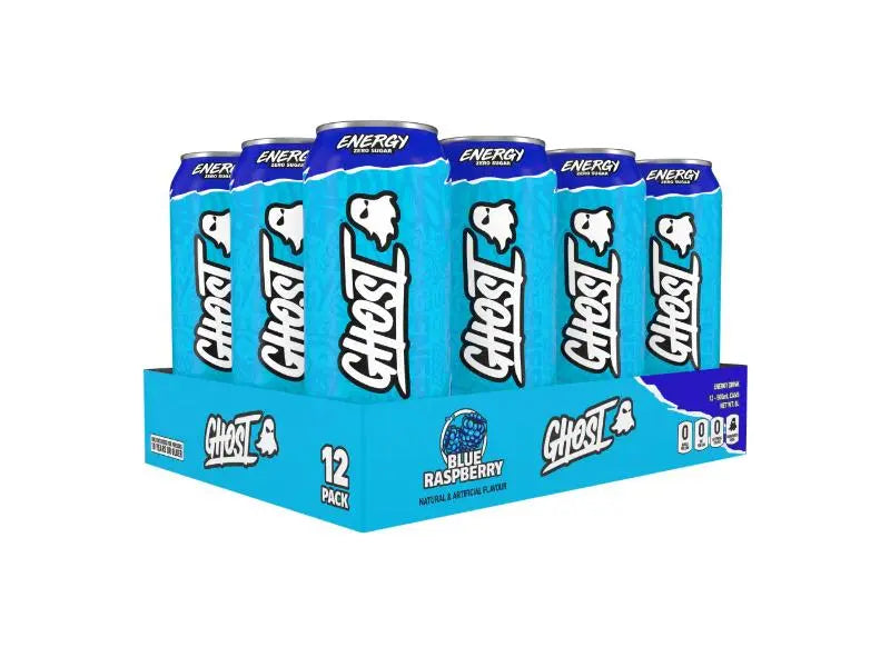 GHOST Energy Blue Raspberry – 12 x 500ml case